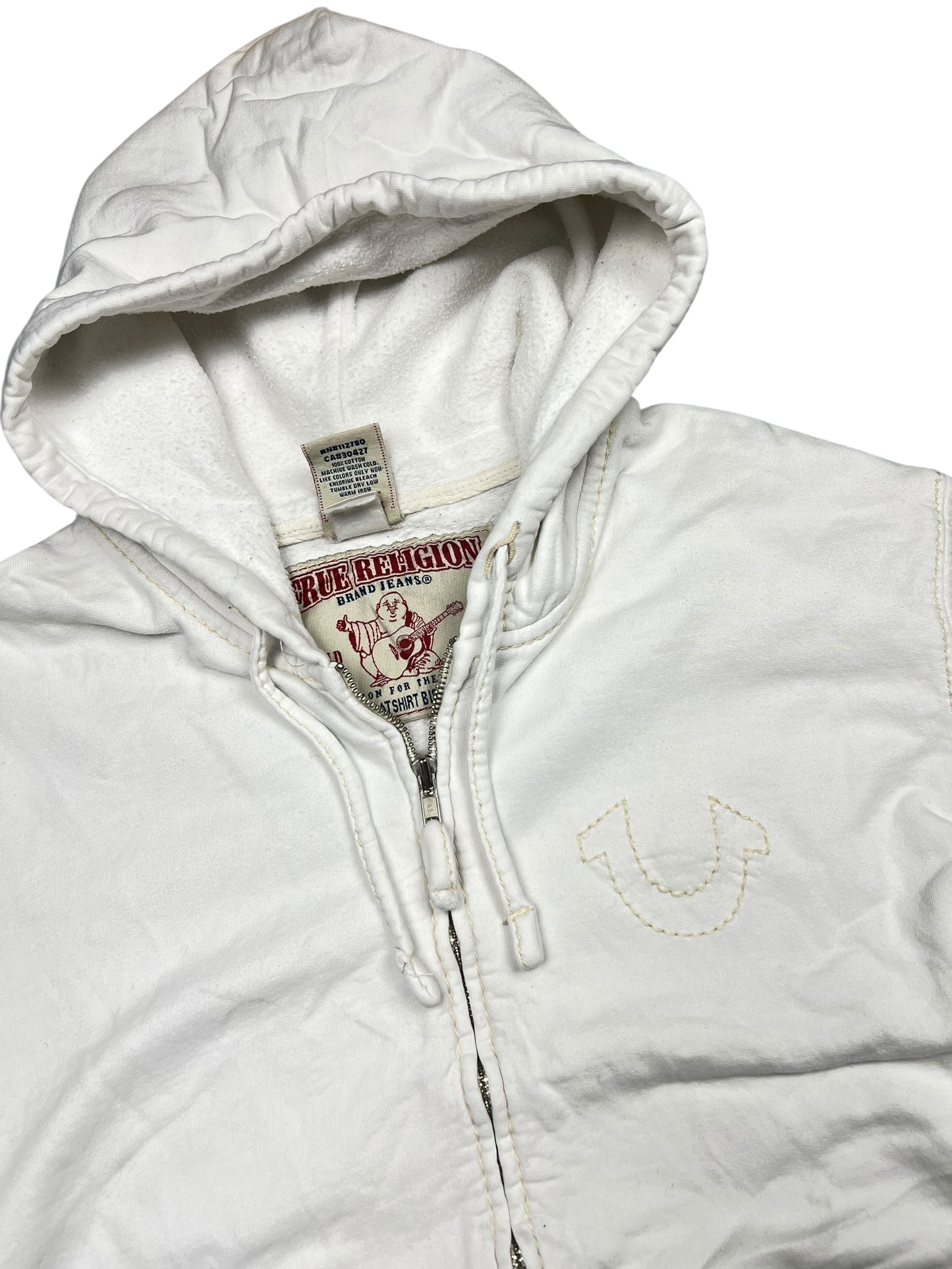 True Religion Zip Sweatshirt Big T | XL