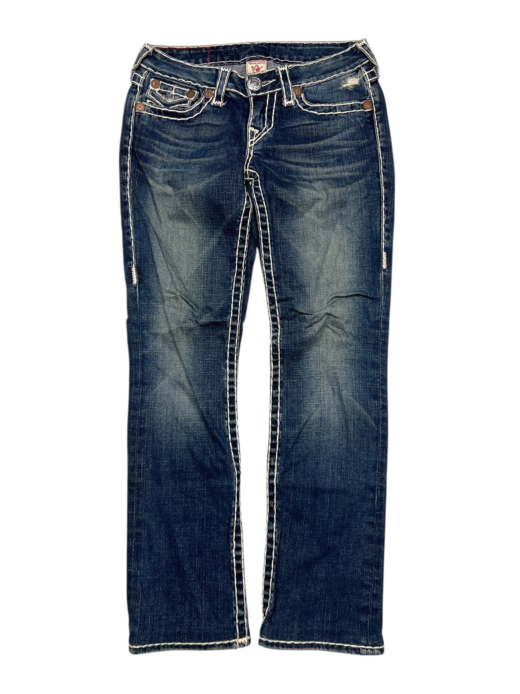 True Religion Billy Super T - Low Rise Straight | 26 (XS/S)