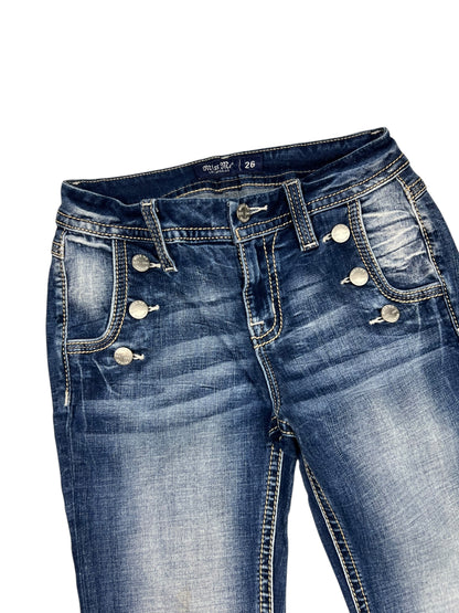 Miss Me Mid Rise Flare | 26 (S)