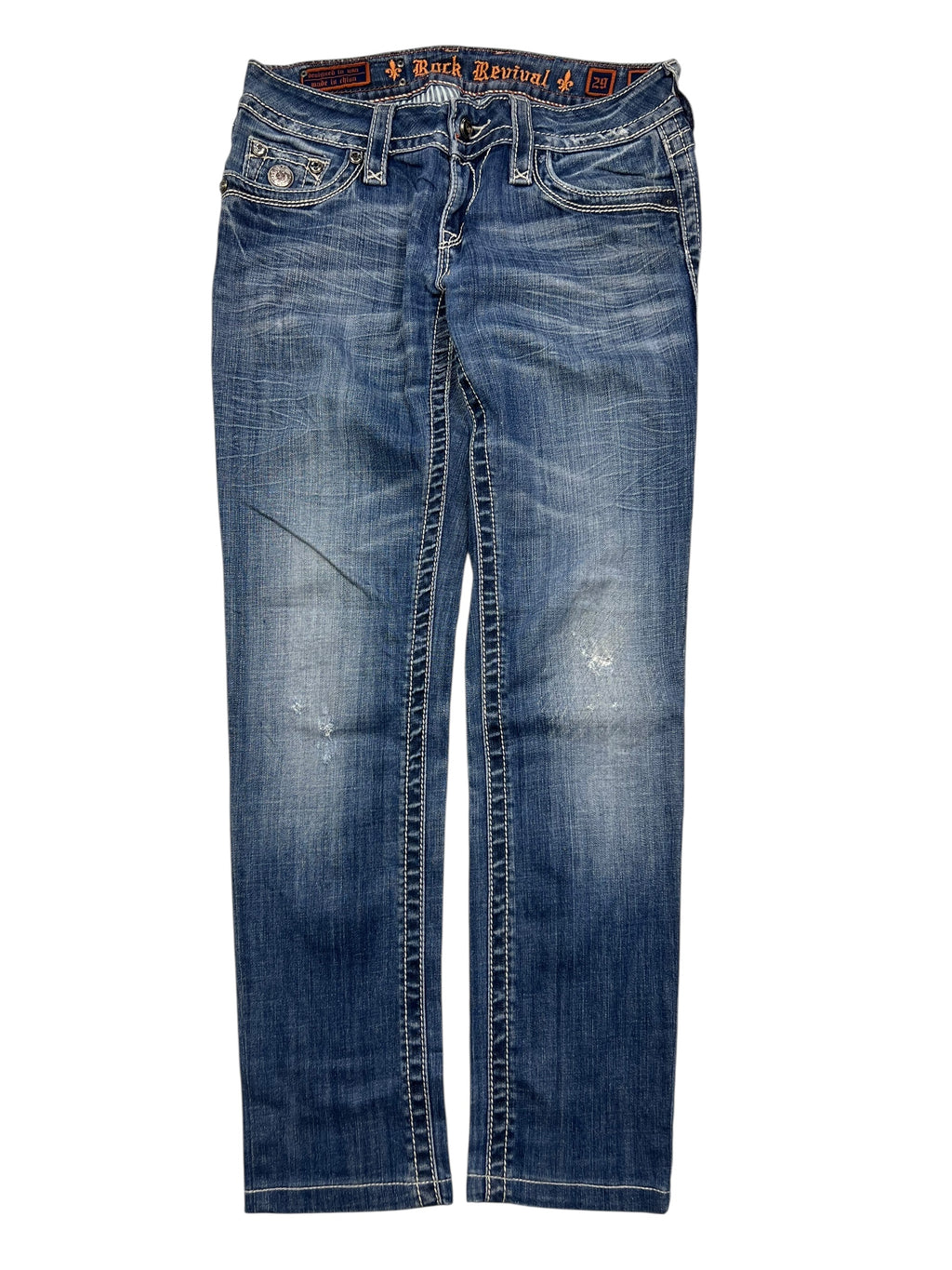 Rock Revival Mid Rise Straight/Skinny | 29 (M)