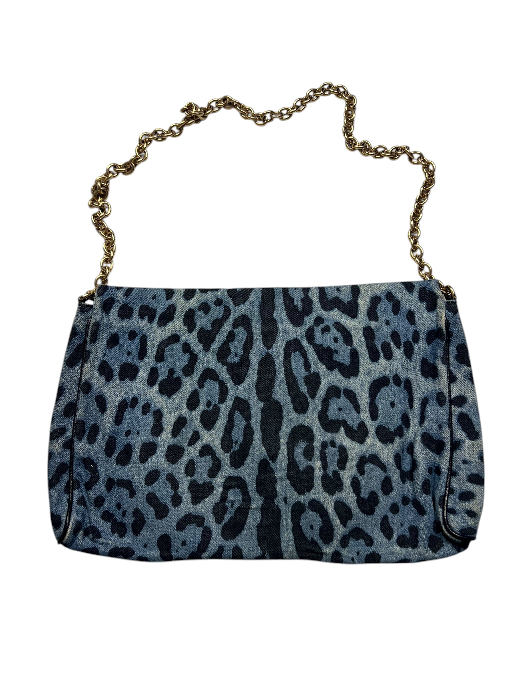 Dolce & Gabbana Blue/Black Leo Shoulder Bag