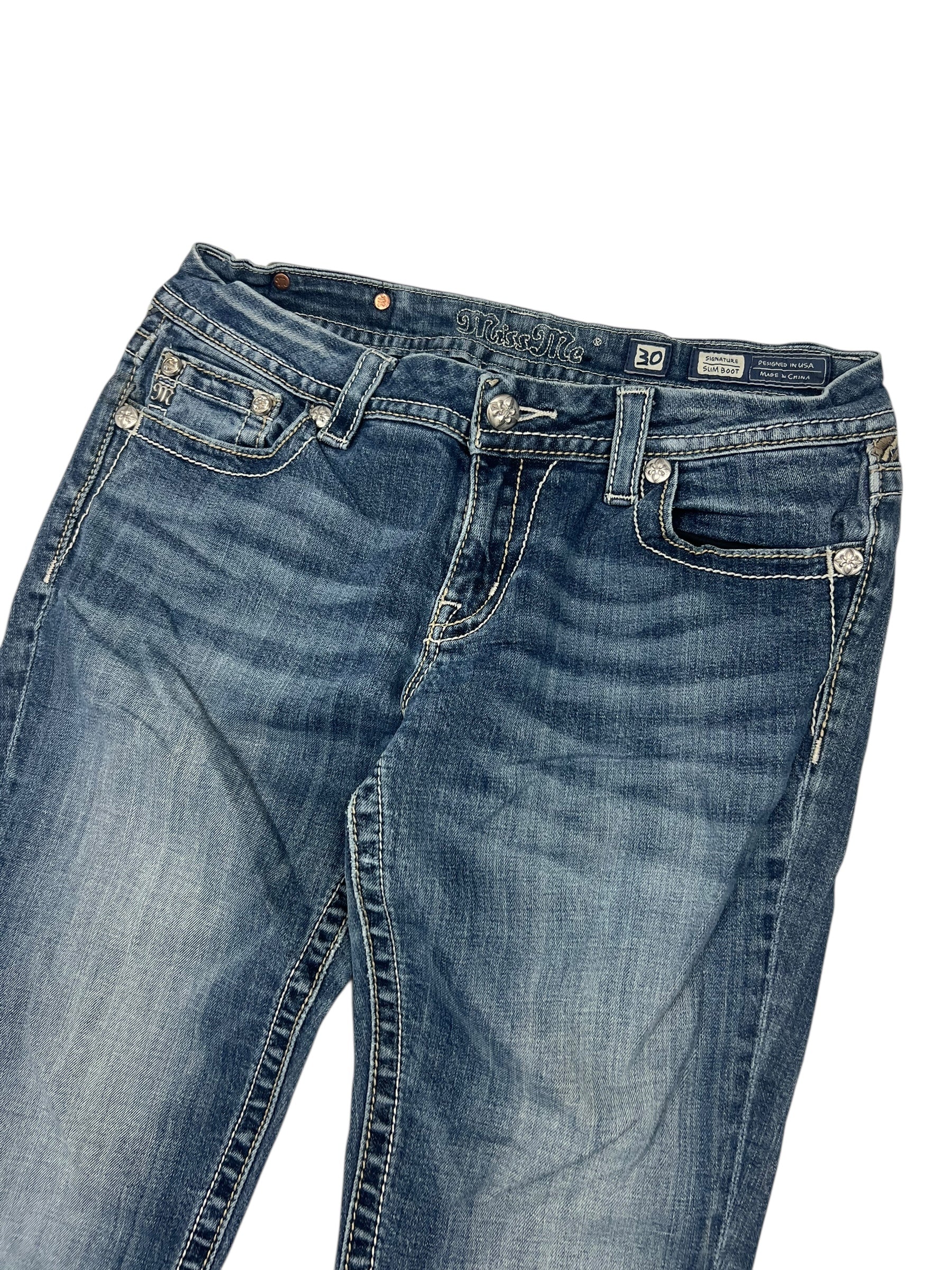 Miss Me Mid Rise Slim Boot/Straight | 30 (M)