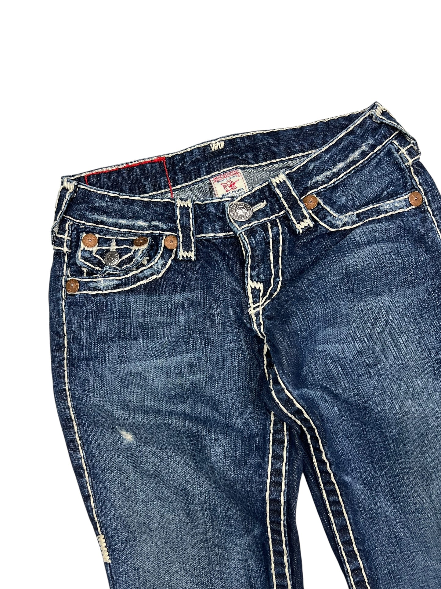 True Religion Billy Super T - Low Rise Straight | 25 (XS/S)