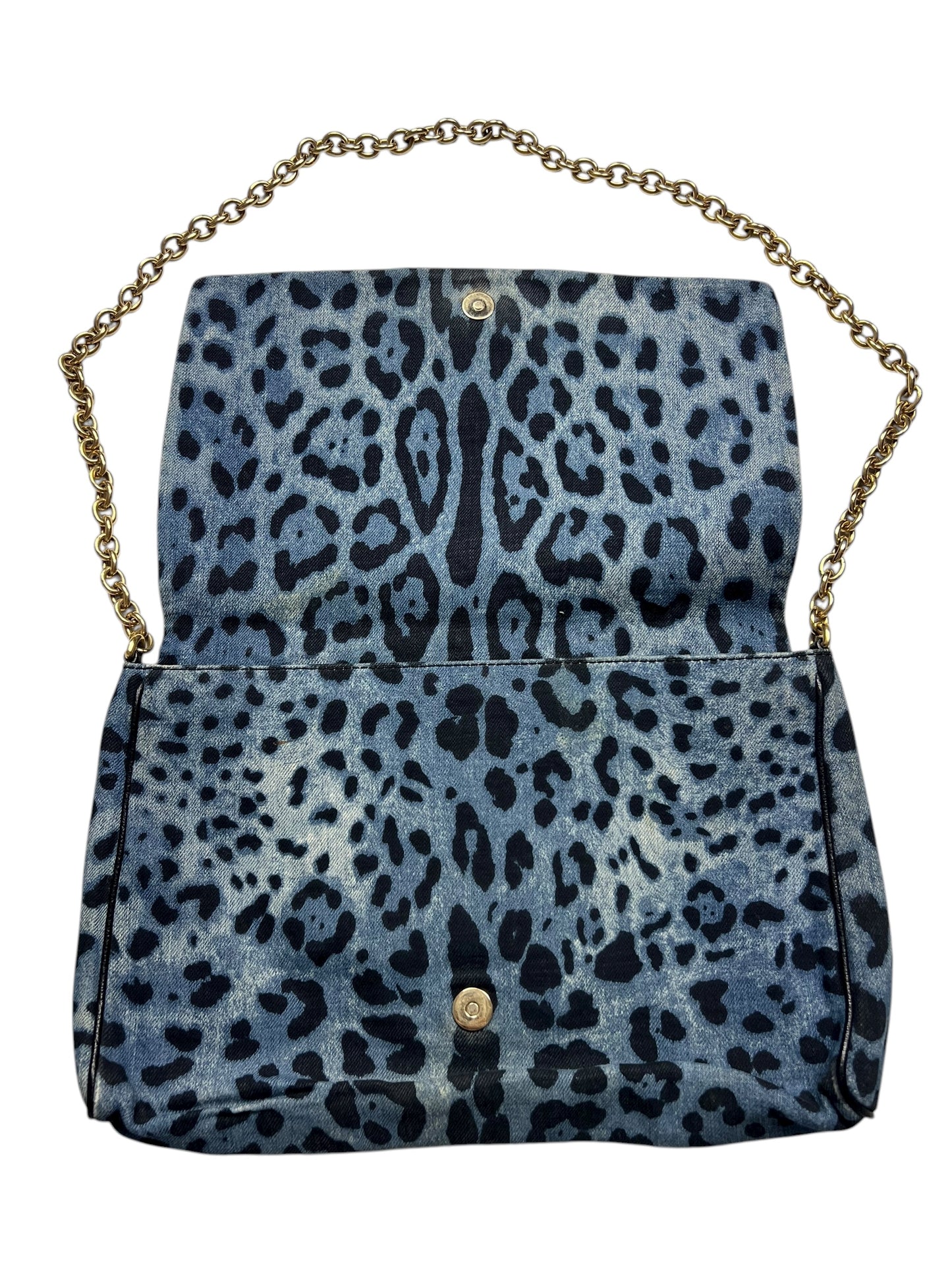Dolce & Gabbana Blue/Black Leo Shoulder Bag