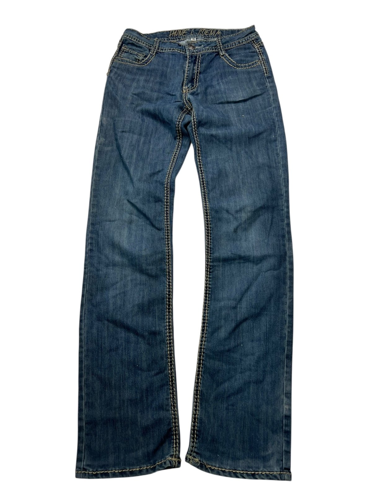 Anne L Denim Mid Rise Straight | W27 x L34 - ZAZA resell