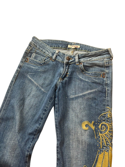 Blue One Low Rise Slim Boot | 27 (S) - ZAZA resell