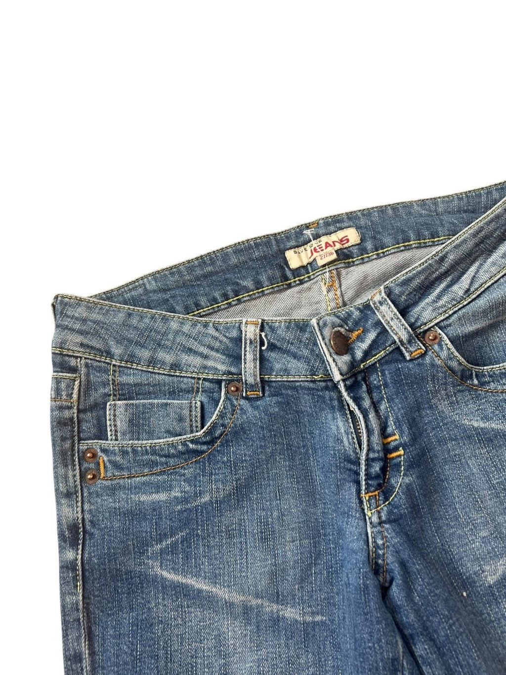 Blue One Low Rise Slim Boot | 27 (S) - ZAZA resell