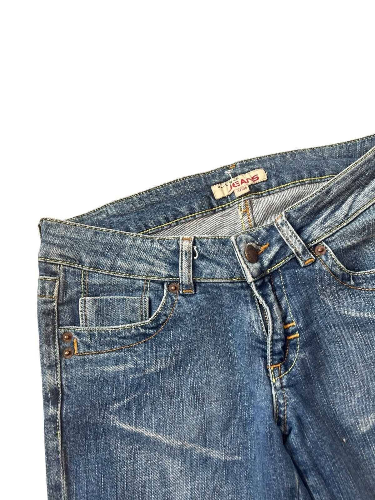Blue One Low Rise Slim Boot | 27 (S) - ZAZA resell