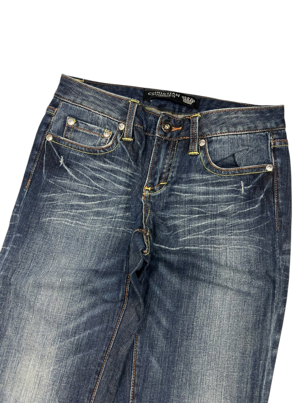 Christian Audigier Mid Rise Straight | 32 (M) - ZAZA resell