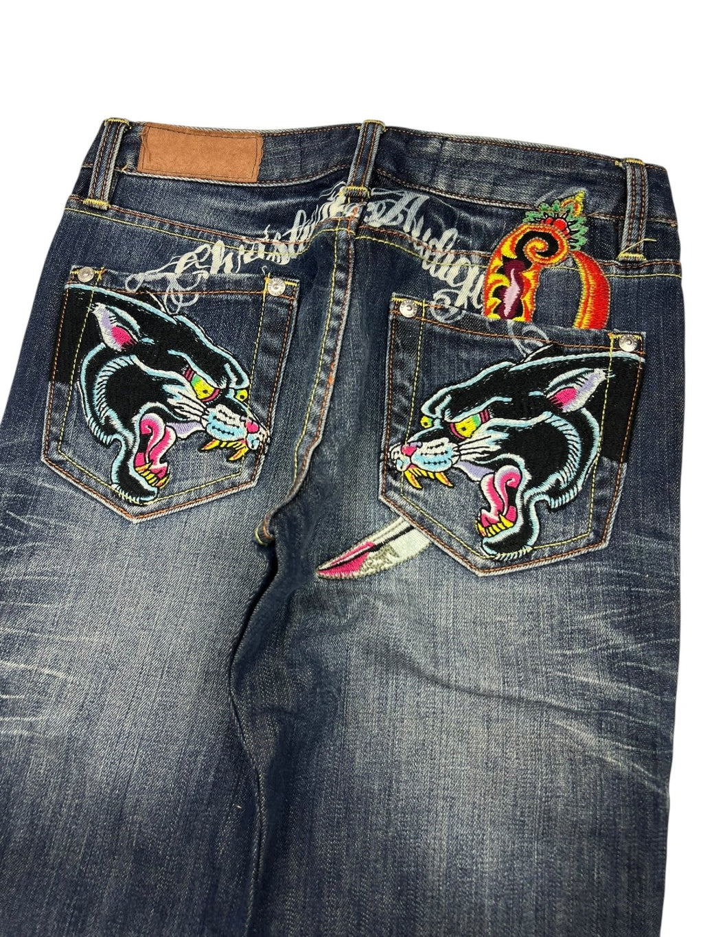Christian Audigier Mid Rise Straight | 32 (M) - ZAZA resell