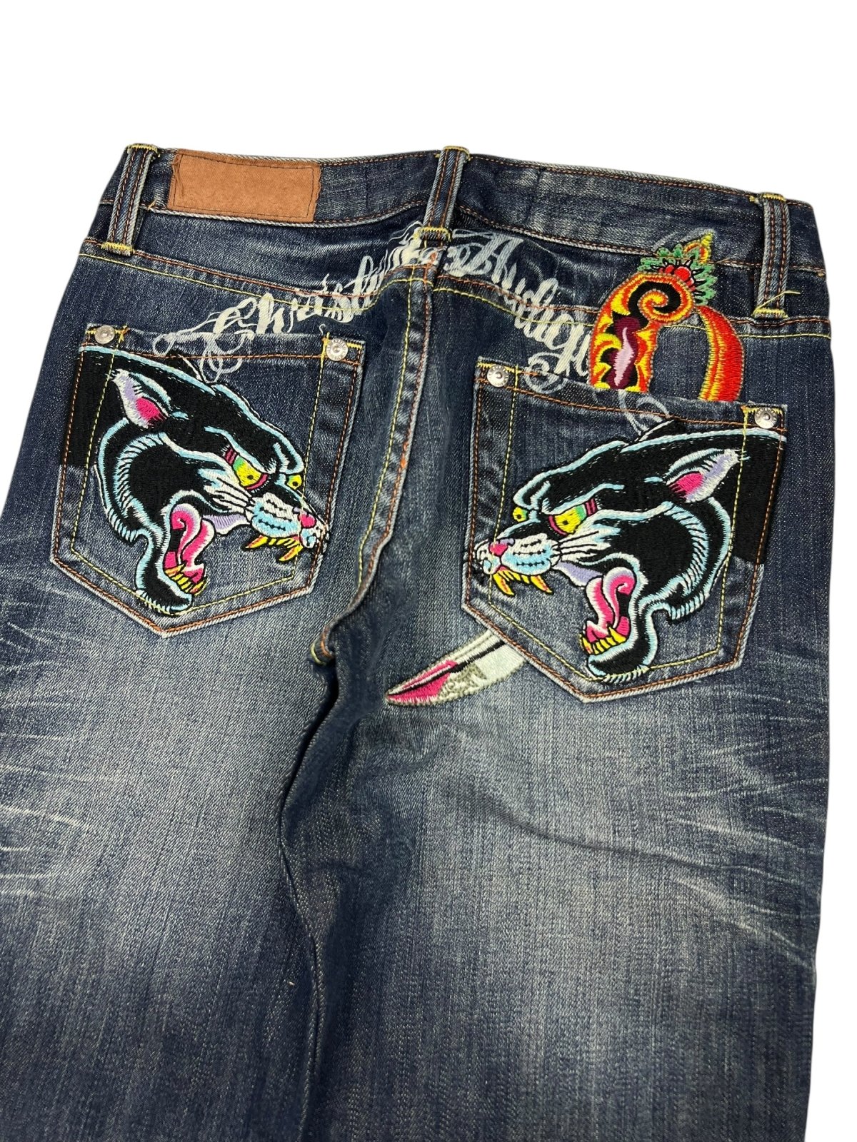Christian Audigier Mid Rise Straight | 32 (M) - ZAZA resell