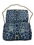 Dolce & Gabbana Blue/Black Leo Shoulder Bag - ZAZA resell
