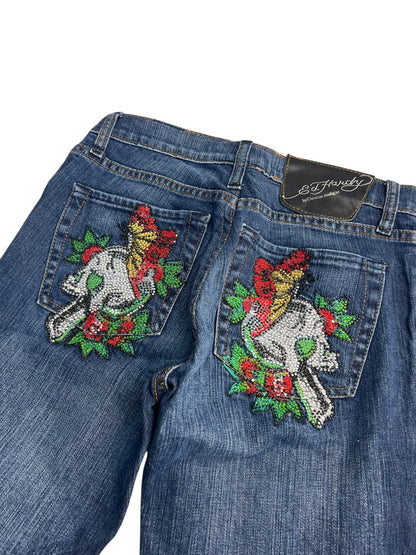 Ed Hardy High Rise Boot | S - ZAZA resell