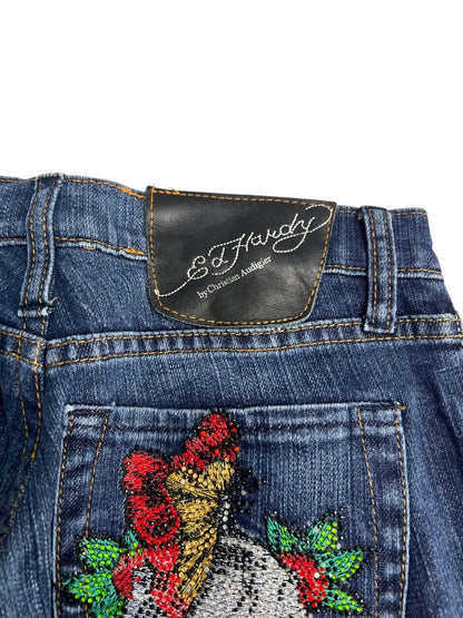 Ed Hardy High Rise Boot | S - ZAZA resell