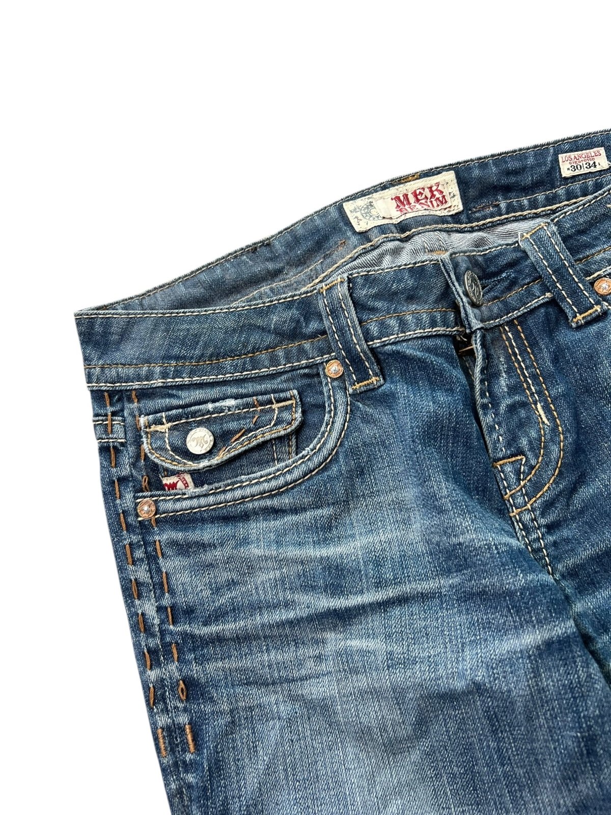 MEK Denim Los Angeles - Mid Rise Straight | W30 x L34 - ZAZA resell
