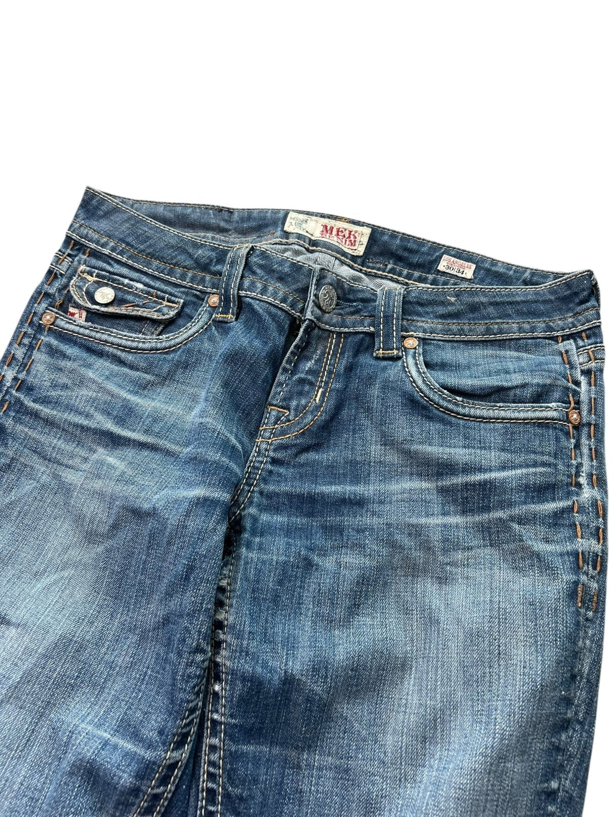 MEK Denim Los Angeles - Mid Rise Straight | W30 x L34 - ZAZA resell