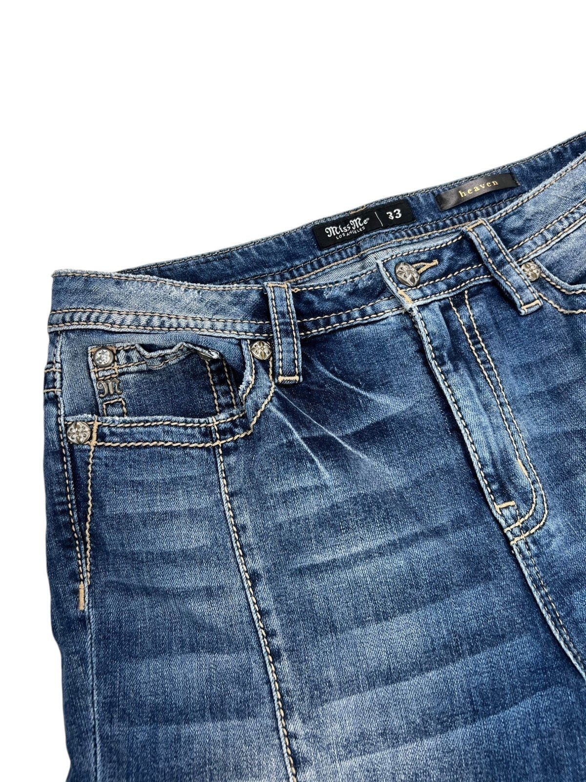 Miss Me Mid Rise Flare | 33 (XL) - ZAZA resell