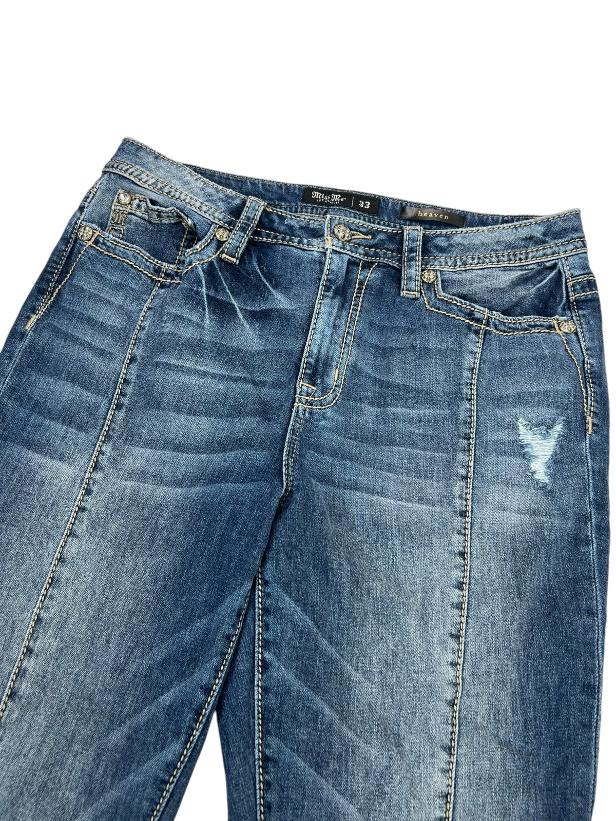 Miss Me Mid Rise Flare | 33 (XL) - ZAZA resell