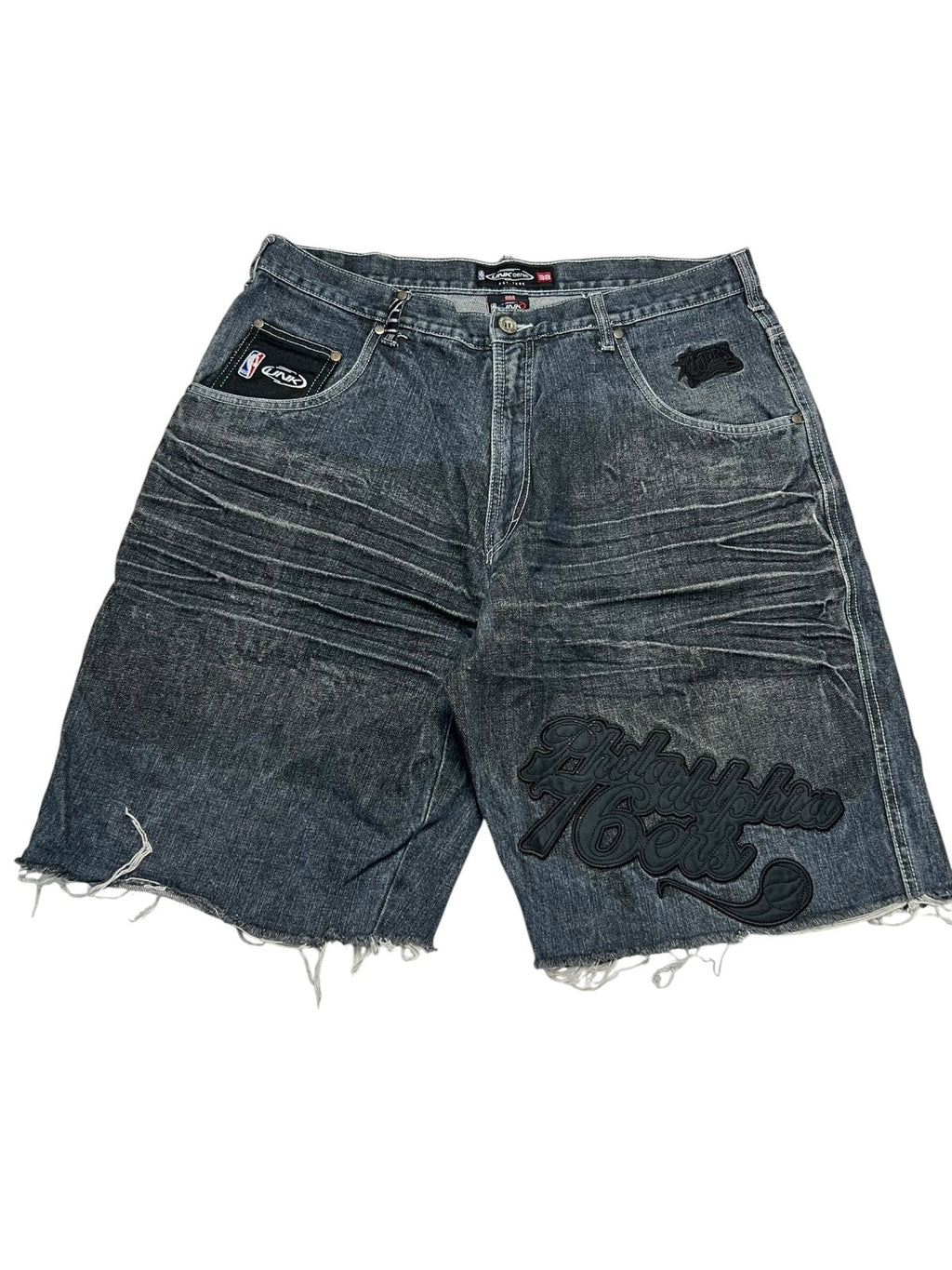 NBA UNK Denim Jorts | L - ZAZA resell