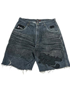 NBA UNK Denim Jorts | L - ZAZA resell