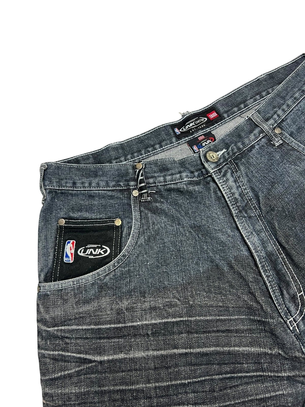 NBA UNK Denim Jorts | L - ZAZA resell