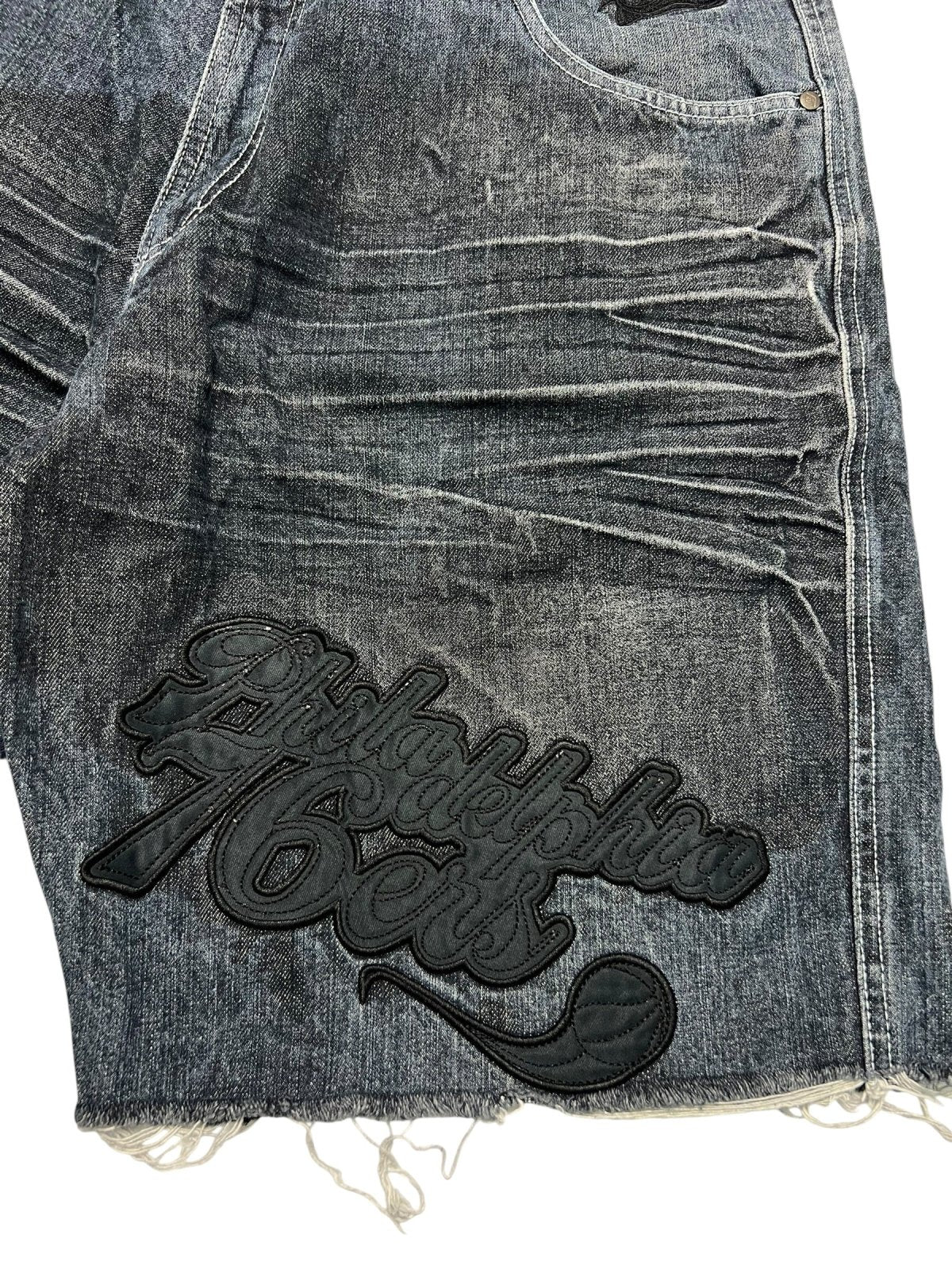 NBA UNK Denim Jorts | L - ZAZA resell