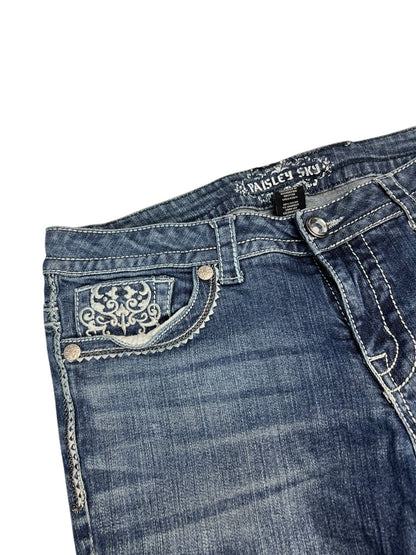 Paisley Sky Mid Rise Boot | L - ZAZA resell