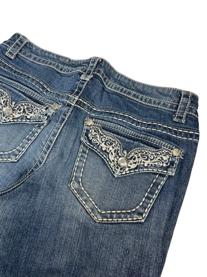 Paisley Sky Mid Rise Boot | L - ZAZA resell