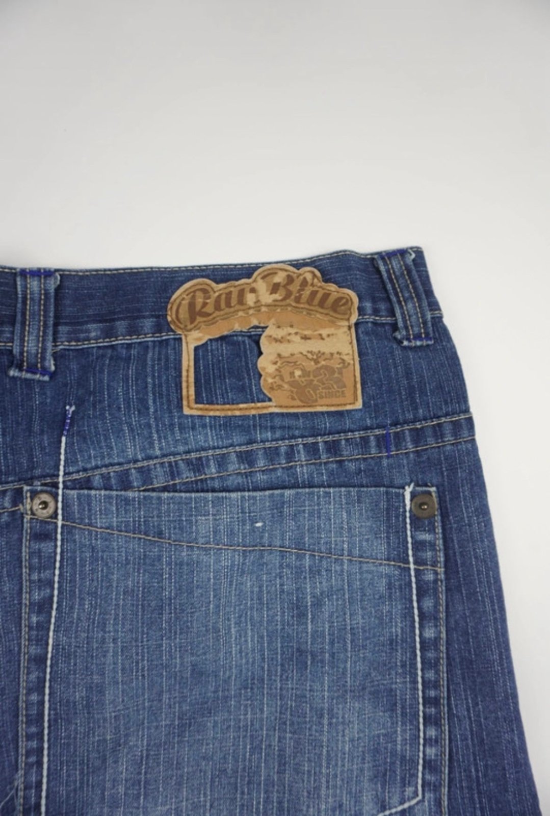 Raw Blue 3/4 Jorts XL - ZAZA resell