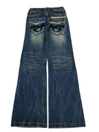 Red Pepper Low Rise Flare | 24 (XS/S) - ZAZA resell