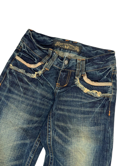 Red Pepper Low Rise Flare | 24 (XS/S) - ZAZA resell