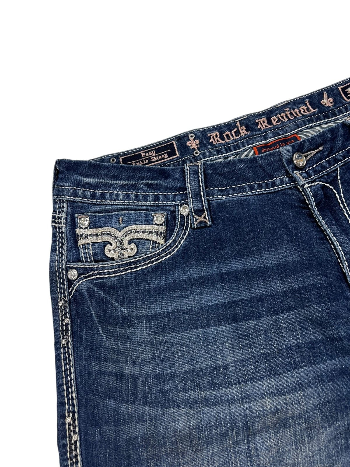 Rock Revival Iselin - Mid Rise Skinny | W33 - ZAZA resell