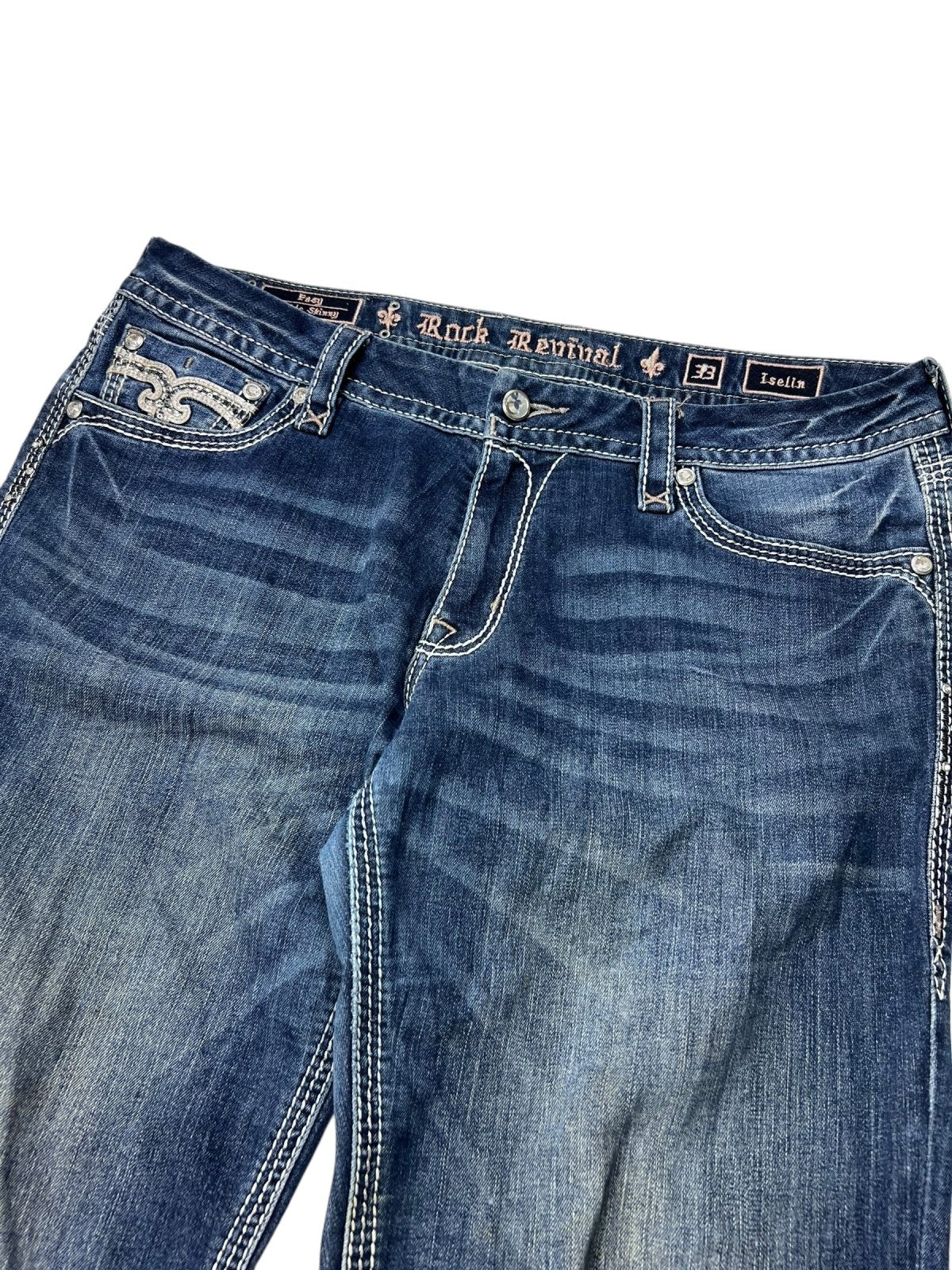 Rock Revival Iselin - Mid Rise Skinny | W33 - ZAZA resell