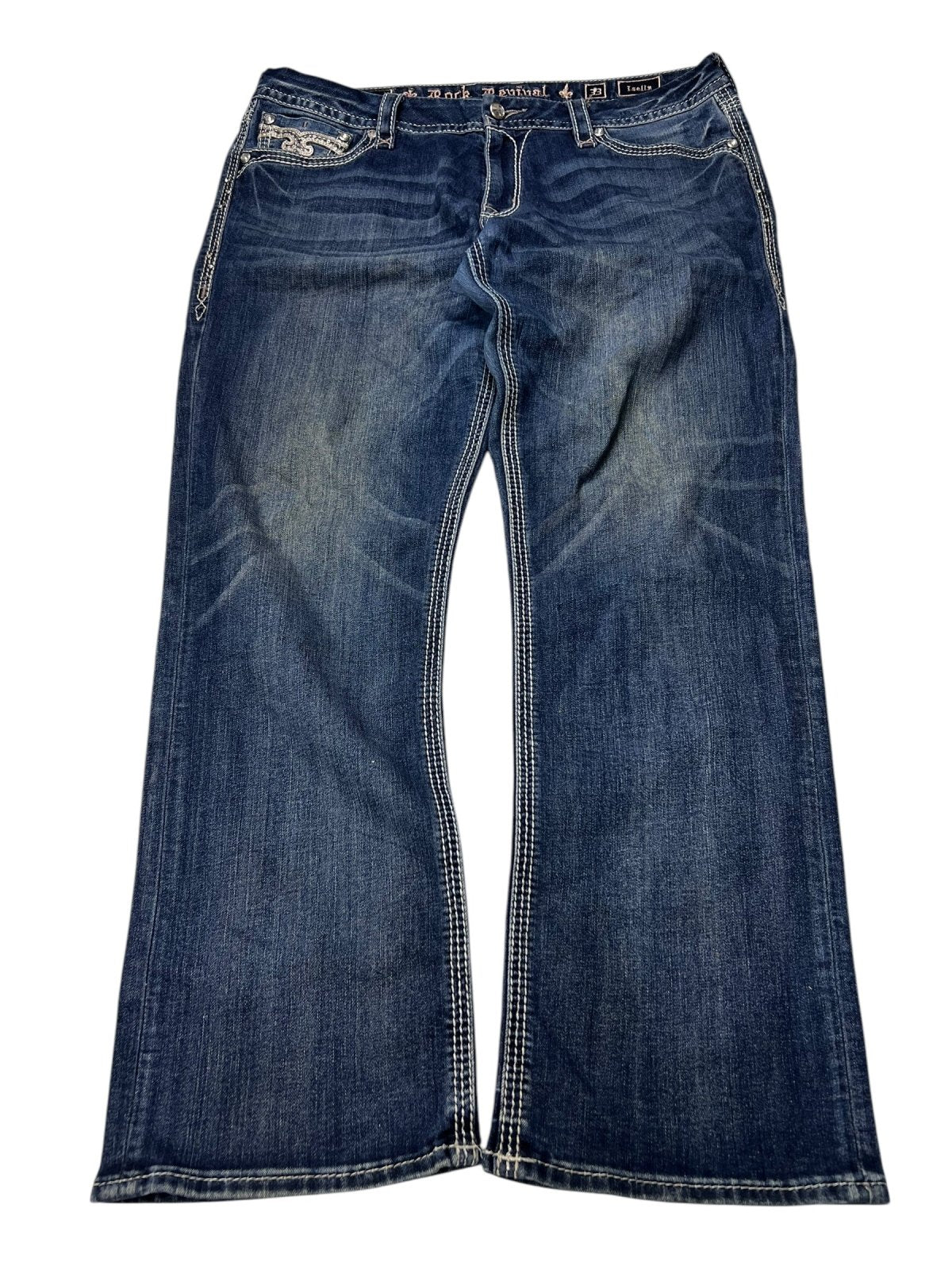 Rock Revival Iselin - Mid Rise Skinny | W33 - ZAZA resell