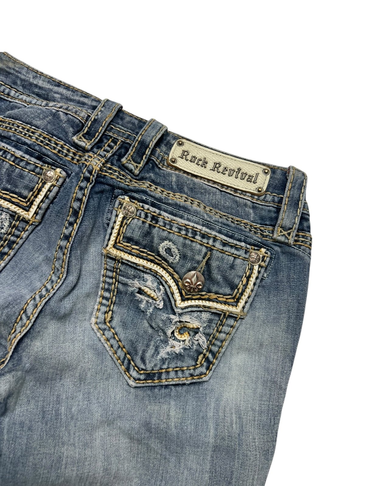 Rock Revival Mid Rise Straight | 27 (S) - ZAZA resell