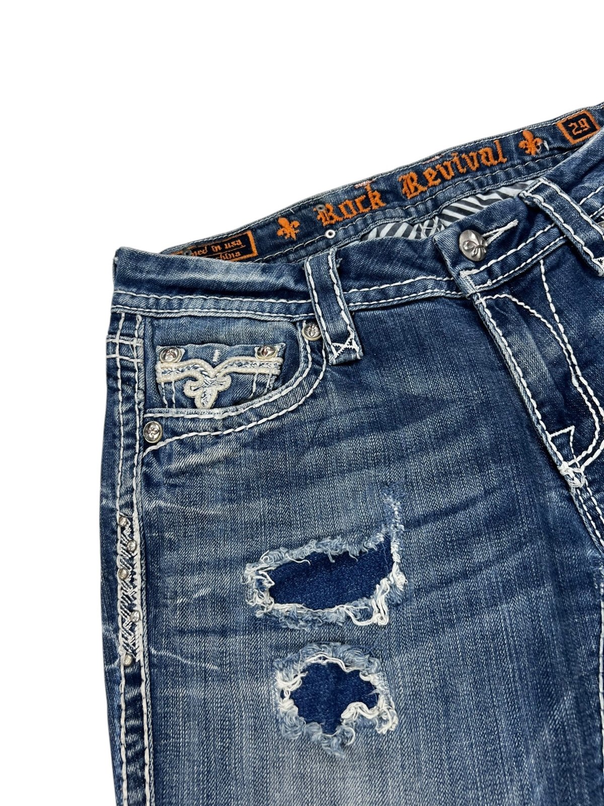 Rock Revival Mona - Low Rise Straight | W29 - ZAZA resell