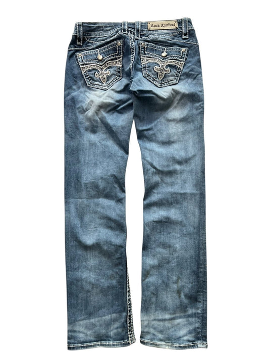 Rock Revival Patricia - Mid Rise Easy Straight | W27 x L30 - ZAZA resell