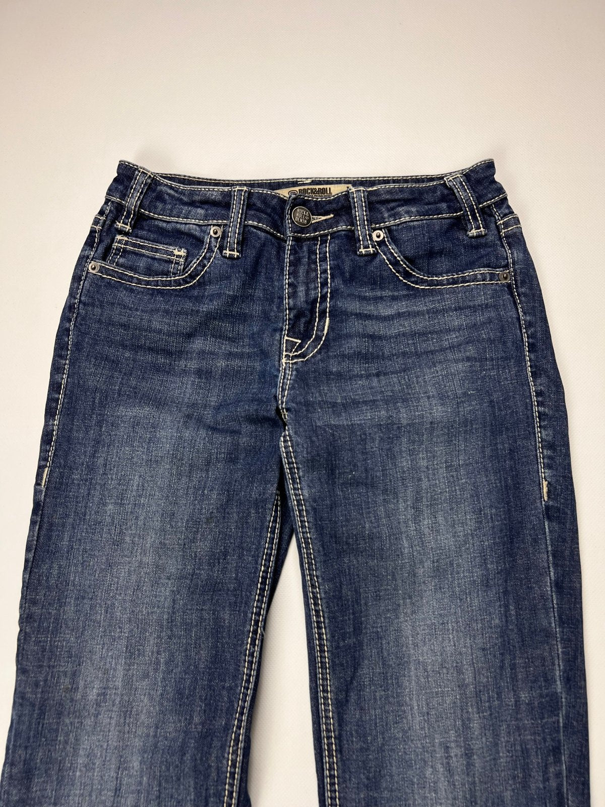 Rock & Roll Mid Rise Bootcut Jeans W24 - ZAZA resell