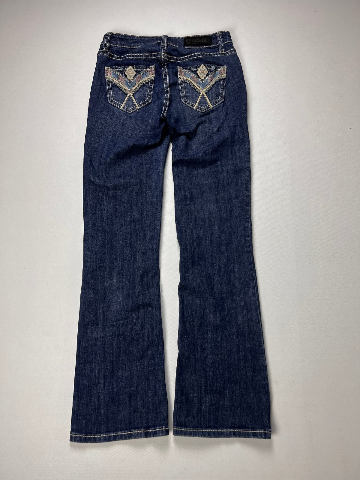 Rock & Roll Mid Rise Bootcut Jeans W24 - ZAZA resell
