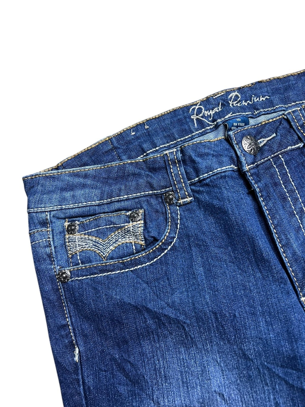 Royal Mid Rise Straight | L - ZAZA resell