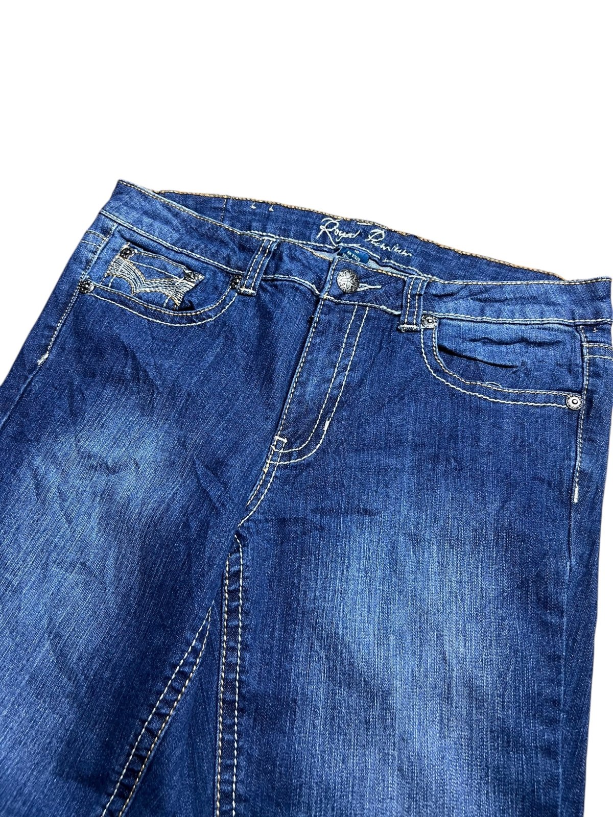 Royal Mid Rise Straight | L - ZAZA resell