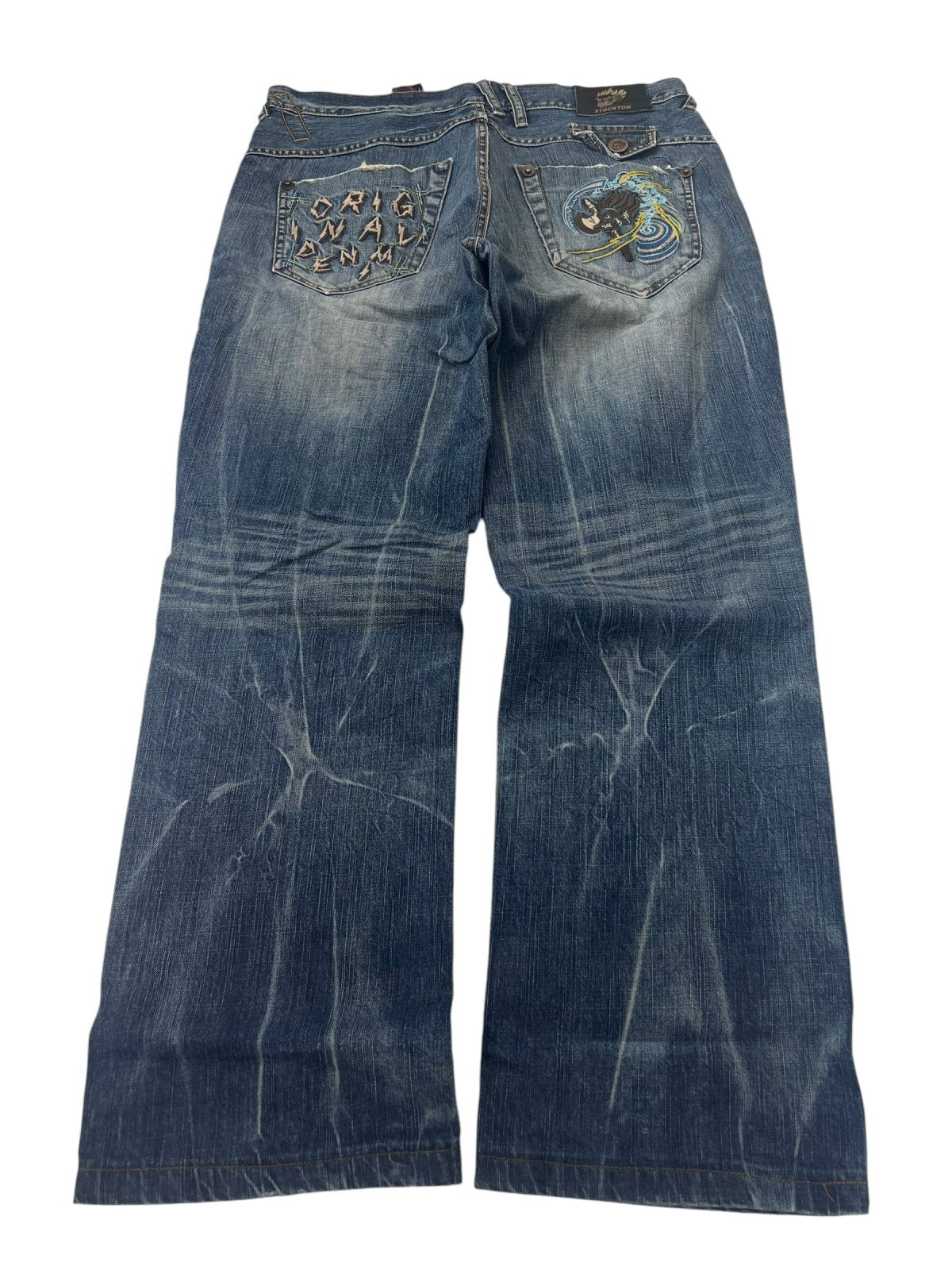 Stockton Japanese Denim Straight/Baggy | L - ZAZA resell