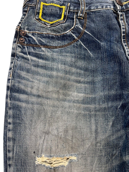 Stockton Japanese Denim Straight/Baggy | L - ZAZA resell