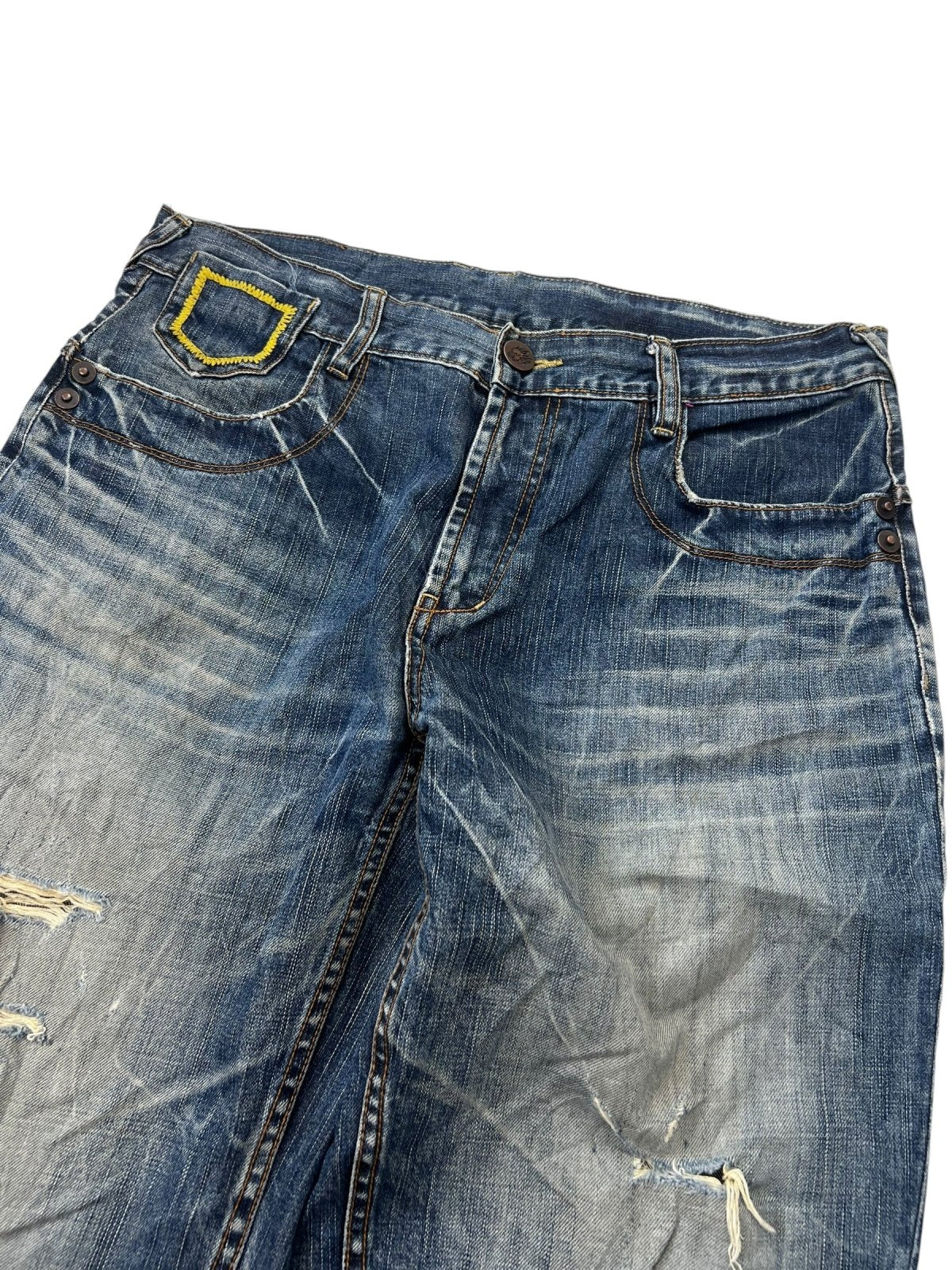 Stockton Japanese Denim Straight/Baggy | L - ZAZA resell