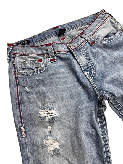True Religion Audrey - Mid Rise Straight | 29 (M/L) - ZAZA resell