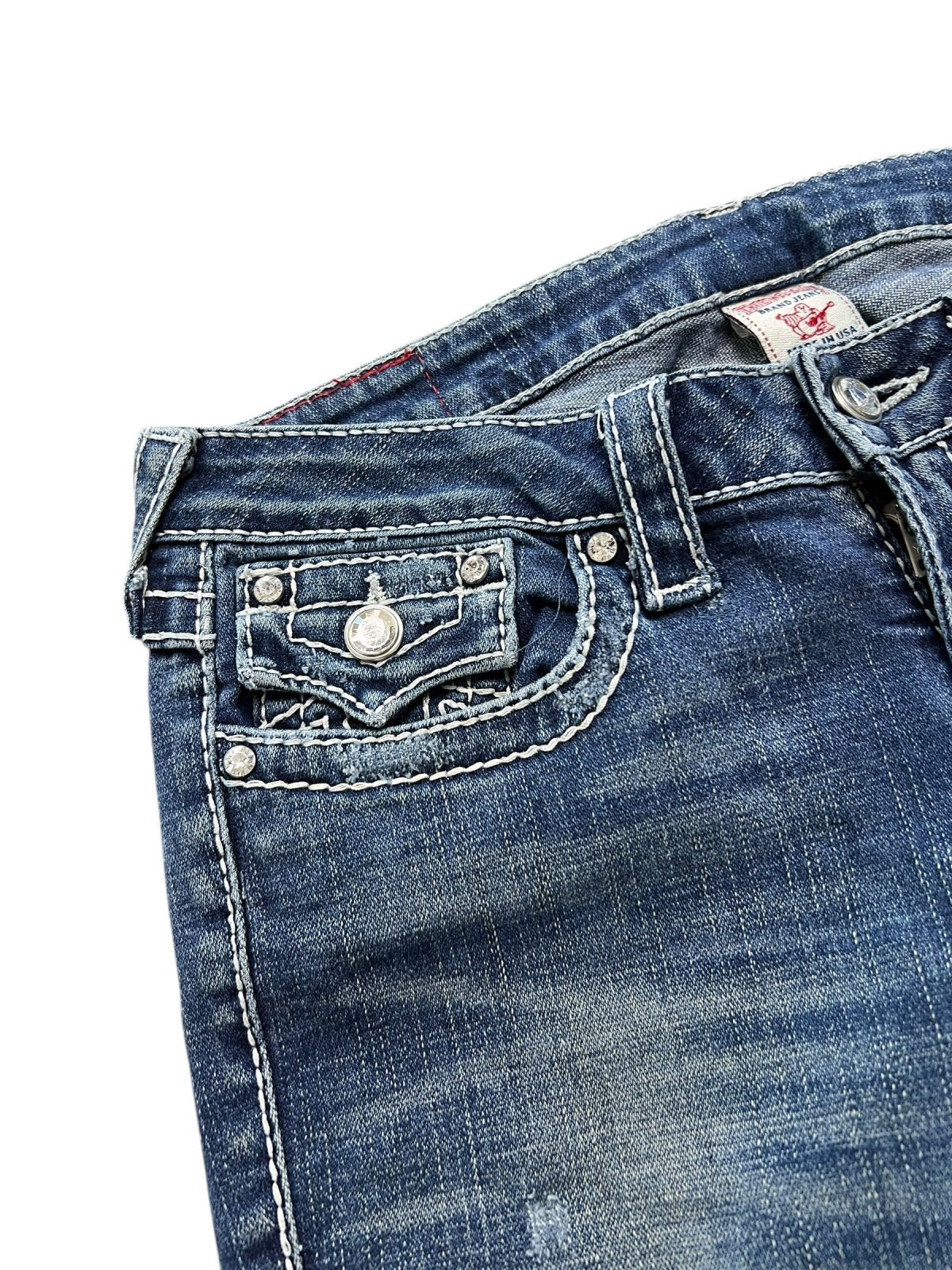 True Religion Disco Joey Big T - Low Rise Boot | W29 x L28 - ZAZA resell