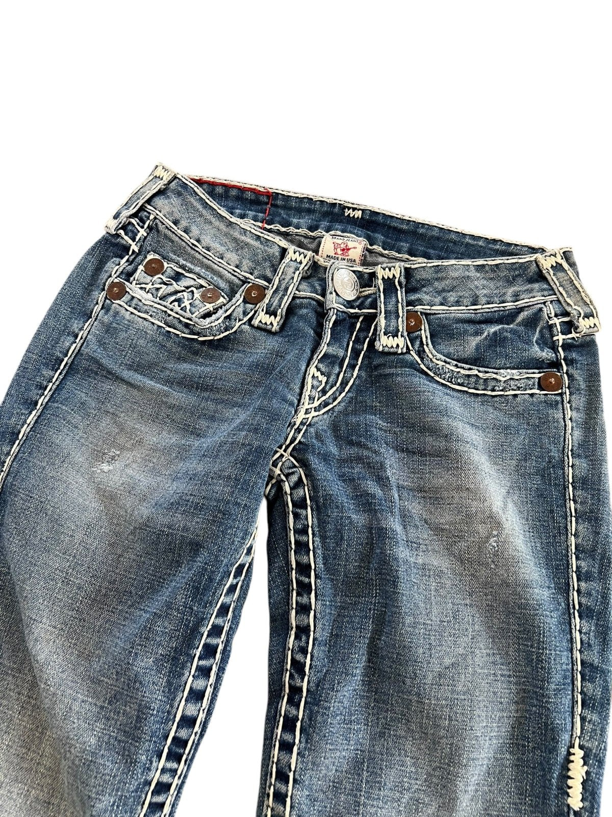 True Religion Johnny Super T - Low Rise Straight | W25 - ZAZA resell