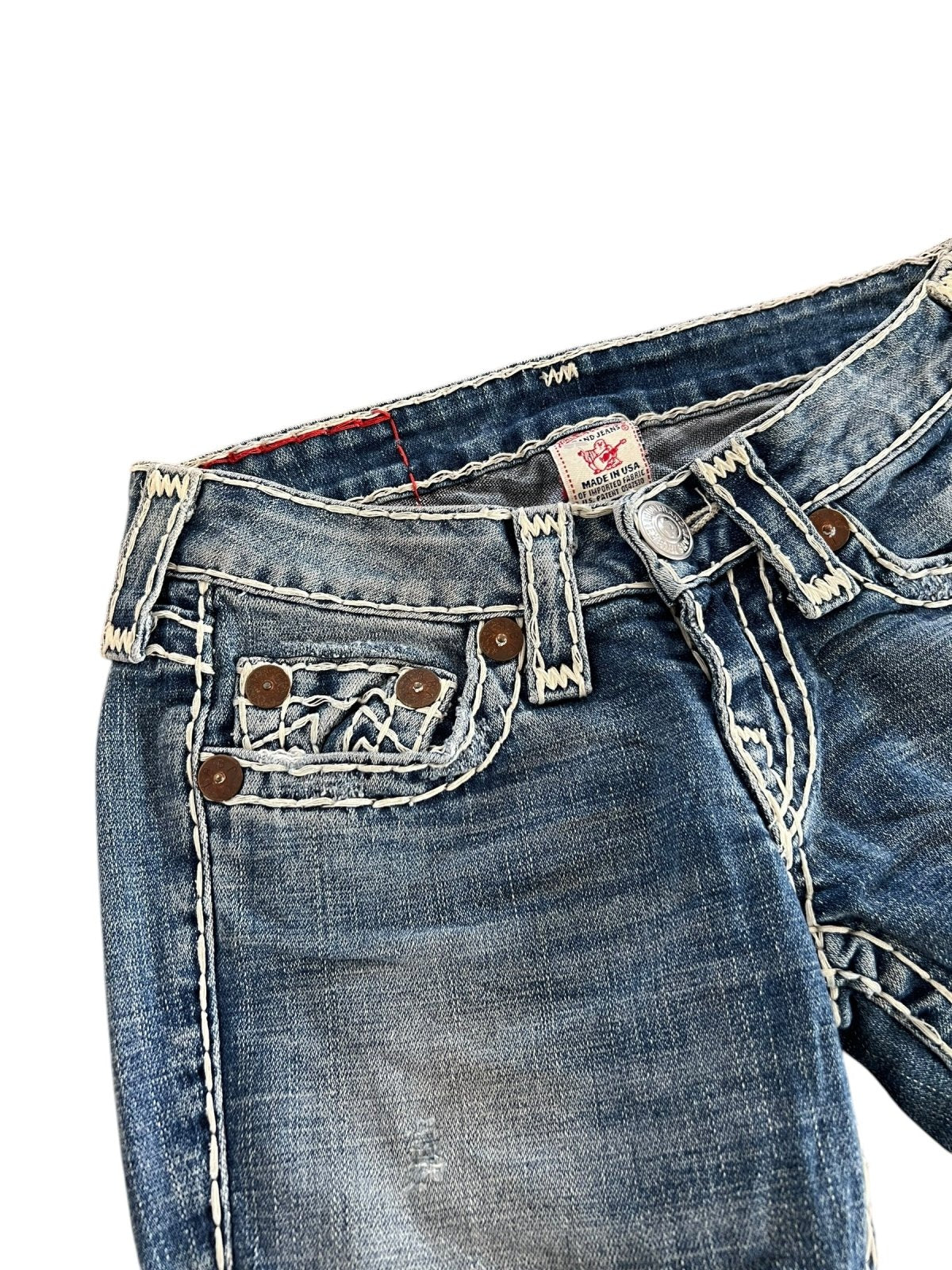 True Religion Johnny Super T - Low Rise Straight | W25 - ZAZA resell